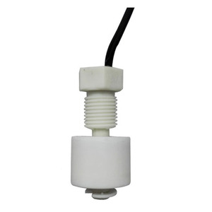 Capteur de niveau de liquide, interrupteur à flotteur en plastique blanc avec câble noir pour la détection de niveau élevé ou bas - Product Image 1
