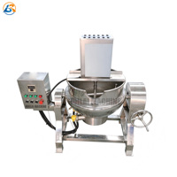 Nouvelle Machine à Sandwichs de Conception Innovante, Marmite de Cuisson à Double Enveloppe de 1000L Grande Capacité pour Cuisine Centrale et Usine Alimentaire