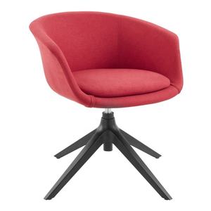 เก้าอี้สำนักงานหุ้มผ้าสไตล์นอร์ดิกสุดหรู เก้าอี้พักผ่อนสำหรับโรงแรม เก้าอี้พักผ่อนสำหรับธนาคาร ร้านกาแฟ พร้อมขาอะลูมิเนียมอัลลอย - Product Image 4