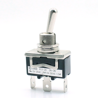 Interrupteur à bascule SPST SPDT 10A 250VAC 2 broches 3 broches On-off/on-on/on-off-on 3 positions 3 broches Interrupteur momentané DPDT Bakélite Instruments