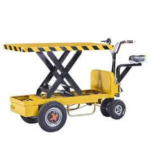 Finely crafted powerful lifting electric trolley for urban construction for short distances and for moving goods