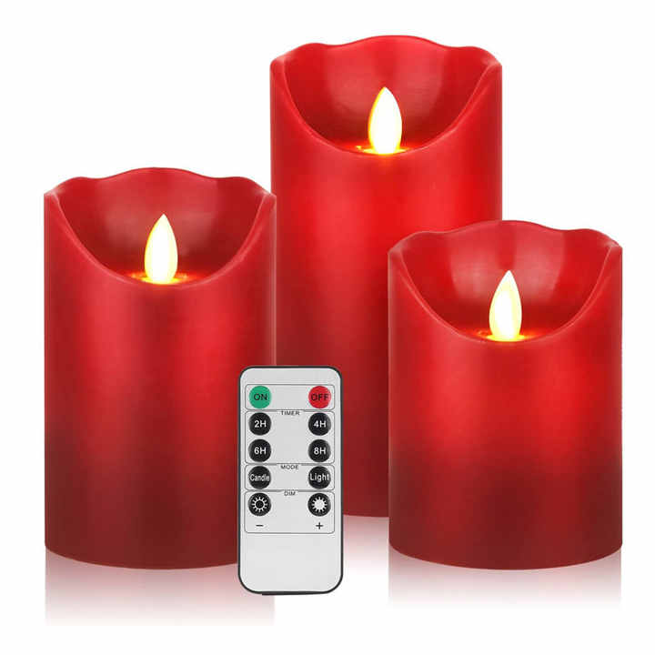 Kanlong CE ROHS Flammen lose LED-elektrische Stumpen kerzen 3 teile/satz batterie betriebene künstliche Weihnachtswachs-Fernbedienung Home| Alibaba.com