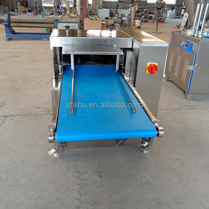 Kebab Butchery Rebanadora de carne congelada Máquina cortadora de cuchillos Hoja transportadora fría para Doner Cutter Strip Slice Cut para procesamiento de carne - Product Image 2