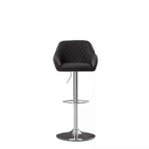 Tabourets de bar contemporains en velours, chaises de comptoir en cuir synthétique pour salle à manger, bar à domicile, hôtels - Meubles de cuisine design - Product Image 4