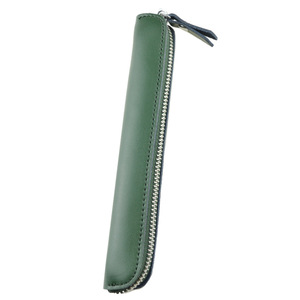 Estuche portátil para lápices de estilo coreano, estuche simple y moderno, bolsa redonda de color sólido para guardar lápices. - Product Image 5