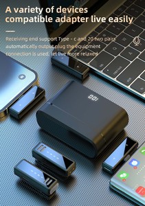 Xách Tay J88 Sống Ghi Âm Không Dây Clip Không Dây Lavalier Microphone Cho Podcast & Vlog Giảm Tiếng Ồn Điện Thoại - Product Image 6