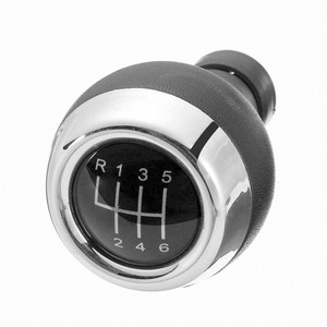 Car Gear <b>Knob</b> 6 Speed Black Leather <b>Shift</b> <b>Knob</b> For Mini Cooper R55 R56 R57 R58 R59 R60 R61 - Product Image 3