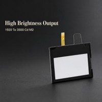 Customizable Low Power White LED Display Backlight Compact Housing Black Frame Meter Controller Interface Terminal