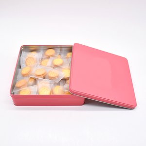 高品质定制食品级巧克力礼品糖果零食巧克力Knafeh Baklava蛋糕锡盒方形金属饼干锡 - Product Image 5