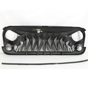 Parrilla Delantera Modificada para Jeep Wrangler JK/JKU <span class=keywords><strong>Rubicon</strong></span> Sahara Sport 2007-2018, ABS (Negro Mate) - Product Image 5
