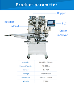Máquina para Hacer <span class=keywords><strong>Croquetas</strong></span> Industrial Nueva de 2024, Proveedor Profesional para Panadería y Molino de Harina, Acepta Frutos Secos, Harina, Huevo y Materias Primas - Product Image 5