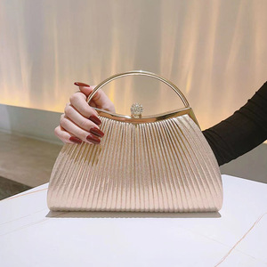 New Rhinestone <b>Handbag</b> Purse <b>Silver</b> Clutch Purses for Women,Evening Shoulder Purse Bling Crystal Bag - Product Image 4