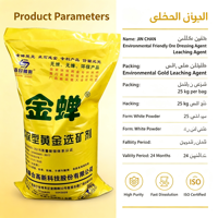 Agent de traitement de l'or écologique de marque JIN CHAN, fourni par l'usine, pour l'extraction de minerai d'or