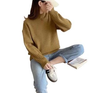Nuova maglieria stile coreano senza maniche Top morbido Pullover comodo da donna - Product Image 6