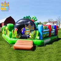 Castillo Inflable WODI de Grado Comercial, 0.55mm PVC, Diseño Nuevo, para Niños y Adultos, Resistente, para Alquiler