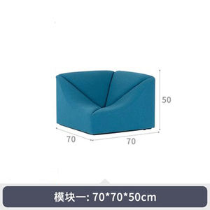 Dune reproduksi Sofa Modern kotak besar Modular kain berumbai spons Set Sofa apartemen Hotel Villa ruang keluarga - Product Image 6