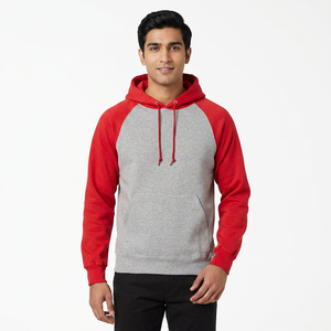 Sweat-shirts en molleton pour hommes, coupe décontractée, à épaules tombantes, avec logo personnalisé, motif uni, séchage rapide et respirants, vente en gros - Product Image 1