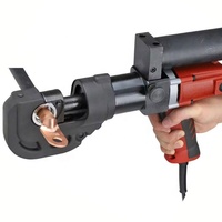 Pince à sertir électrique multifonctionnelle, pince à sertir hydraulique pour bornes en cuivre et en aluminium, outil de coupe de câbles portable