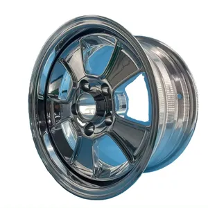 Customized Forged Aluminum Machine Face Wheel Polished 3pcs Car Wheel 17*6 17*