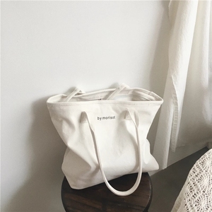 Sac fourre-tout en toile pour femmes, fourre-tout à la mode, étudiant coréen, sac à provisions en tissu de coton décontracté pour dames, grands sacs à main pour dames, <span class=keywords><strong>2022</strong></span> - Product Image 1