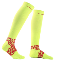 En ligne personnalisé hommes Sport Baseball Football Football Club longues chaussettes sur le genou haute chaussette de football