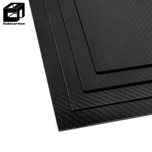 Cubicarbon OEM Light Weight CFRP Prepreg Carbon Sheet Custom 3K Carbon Fiber Panel Cnc Cutting