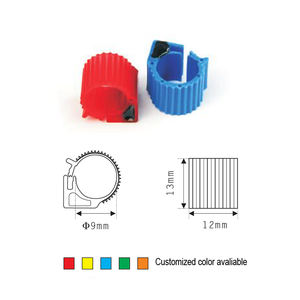 Anello di piccione personalizzato FAREAD 125/134.2khz 9mm vendita anello gamba uccelli RFID FDX-B formato UID Hitag-S256 EM4305 ATA5577 chip opzionali - Product Image 3