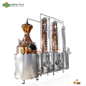 Equipo de Destilación de Alcohol de Cobre, Sistema de Destilería Híbrido de 2000L con Columnas y Bandejas para Whisky, Ginebra, Vodka, <span class=keywords><strong>Ron</strong></span> y Licores - Product Image 2