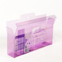 Boîtes d'emballage personnalisées imprimées, boîtes transparentes en PVC PET, emballage rectangulaire translucide, boîte de soins personnels