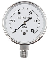 Shelok Top Fashion Cycle Air Liquid Gas 60MM 100MM Micro Millibar Manometer Picture Diaphragm Pressure Gauge