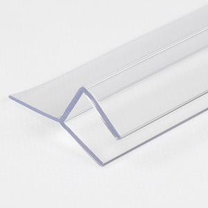 Perfil de sellado impermeable de PVC para puerta de <span class=keywords><strong>ducha</strong></span> moderna, tira de goteo inferior, perfil de sellado fácil para <span class=keywords><strong>mampara</strong></span> de <span class=keywords><strong>ducha</strong></span> sin marco - Product Image 4