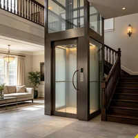 Ascenseur hydraulique sans obstacle pour maison, en acier inoxydable, pour villa résidentielle, entrepôt, cuisine, design moderne, sûr