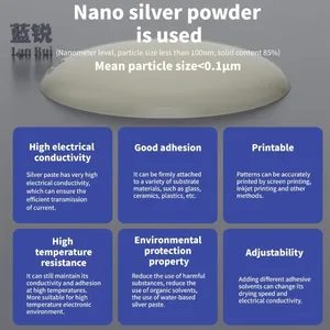 LANRUI <span class=keywords><strong>J9</strong></span> a bassa resistenza Nano-conduttiva pasta d'argento per iPhone Android schermo di riparazione verde/linea gialla cavo del telefono cellulare - Product Image 4
