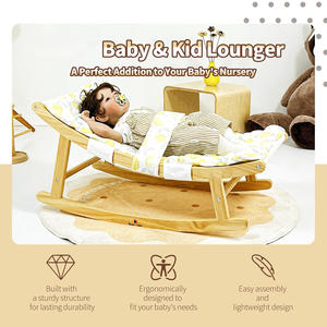 Custom Soothing Baby <strong>Rocker</strong> Recliner and Bouncer with Weight Limit, Gentle Non-Electric <strong>Infant</strong> <strong>to</strong> <strong>Toddler</strong> Chair for Calm Naps - Product Image 4