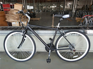 Bicicleta <span class=keywords><strong>Urbana</strong></span> Vintage Negra para Hombre, 21 Velocidades, Ruedas 700c, Híbrida, de Trekking, Cómoda, Tipo Cruiser - Product Image 2