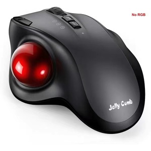 Chuột Trackball không dây tiện dụng với điều khiển ngón tay cái dễ dàng định hướng tay phải Chuột dọc thoải mái Kiểu 3D tiện dụng - Product Image 1