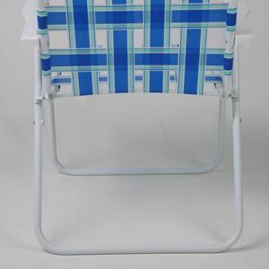 كرسي تخييم بمسند ذراع معدني من الألومنيوم أنبوب فولاذي قابل للطي شبكة ريترو استراحة العشب الشاطئ المحمول خفيف الوزن للبالغين - Product Image 6