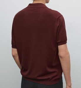 Logo personalizzato 100% cotone Polo maglione per ragazzi e ragazze tinta unita stile Casual per la primavera e l'estate maglione di alta qualità - Product Image 3