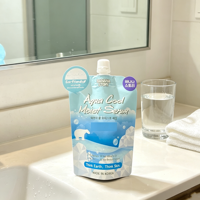 Sachet de détergent en gros avec logo personnalisé, pochette à bec verseur pour savon liquide, sac de recharge pour lessive, emballage de détergent avec bec verseur