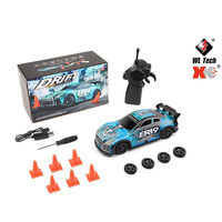 WL 1:22 Voiture de course RC électrique 4x4 haute vitesse 15KM/H avec éclairage LED, pneus de course TPR supplémentaires et pneus de drift PP