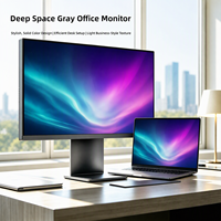 Nouvel écran 27 pouces, résolution 3840x2160, 75 Hz, 300 nits, 100 % sRGB, coque en alliage d'aluminium avec bords fins sur trois côtés