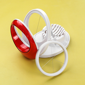 Hight Quality Kitchen Tools Multifunctional Manual <b>Egg</b> Cutter 3 in 1 Stainless Steel Wire <b>Plastic</b> <b>Egg</b> Slicer for Kitchen - Product Image 3