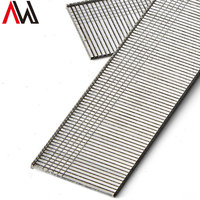 Cloueuses pneumatiques T50 Finish F, clous à tête plate de calibre 16 pour bois, électro-galvanisés, lisses, en fer / angle de 20 degrés, 2 pouces, calibre 16