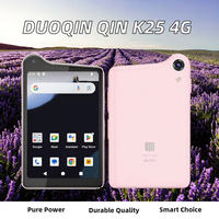 Smartphone Qin K25 Mini 3,54 Inci Android 14 4G LTE 4GB 128GB Octa Core Ponsel Warna Pink