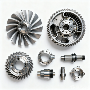 Girante Turbo per Auto JB, Componenti in Lega <span class=keywords><strong>di</strong></span> Alluminio Pressofuso, Servizi <span class=keywords><strong>di</strong></span> Fusione per Componenti in Acciaio - Product Image 5