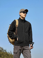 Nouvelle veste décontractée pour homme printemps-automne, imperméable, coupe-vent, multifonctionnelle, multi-poches, coupe ample, pour la randonnée en extérieur