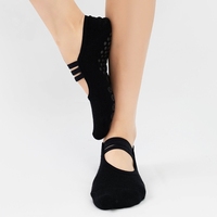 WUYANG FACTORY 3 sangles coupe basse poignées personnalisées professionnel Pilates danse sport antidérapant Yoga chaussettes