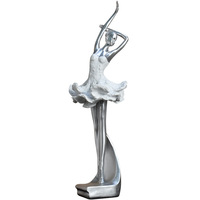 Petite figurine de ballerine mignonne style art nordique, décoration créative pour chambre d'enfant et bureau, cadeau