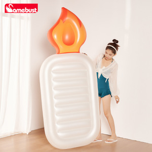 ห่วงยางเป่าลมรูปเปลวไฟโรแมนติก Samebust ของเล่นน้ำ PVC สำหรับใช้งานกลางแจ้ง เหมาะสำหรับทุกเพศ - Product Image 2