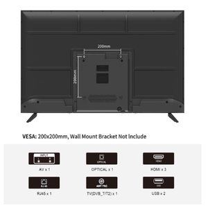 Smart <span class=keywords><strong>TV</strong></span> <span class=keywords><strong>LED</strong></span> Android da <span class=keywords><strong>50</strong></span> <span class=keywords><strong>Pollici</strong></span> con Rete Wireless Full HD 1080p per Uso Alberghiero Modalità di Visualizzazione Multiple - Product Image 6